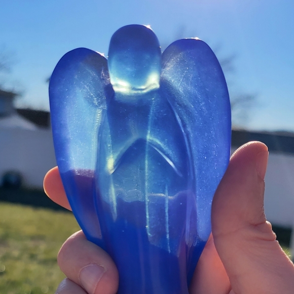 Blue Opalite Crystal Angel - Picture 2 of 9